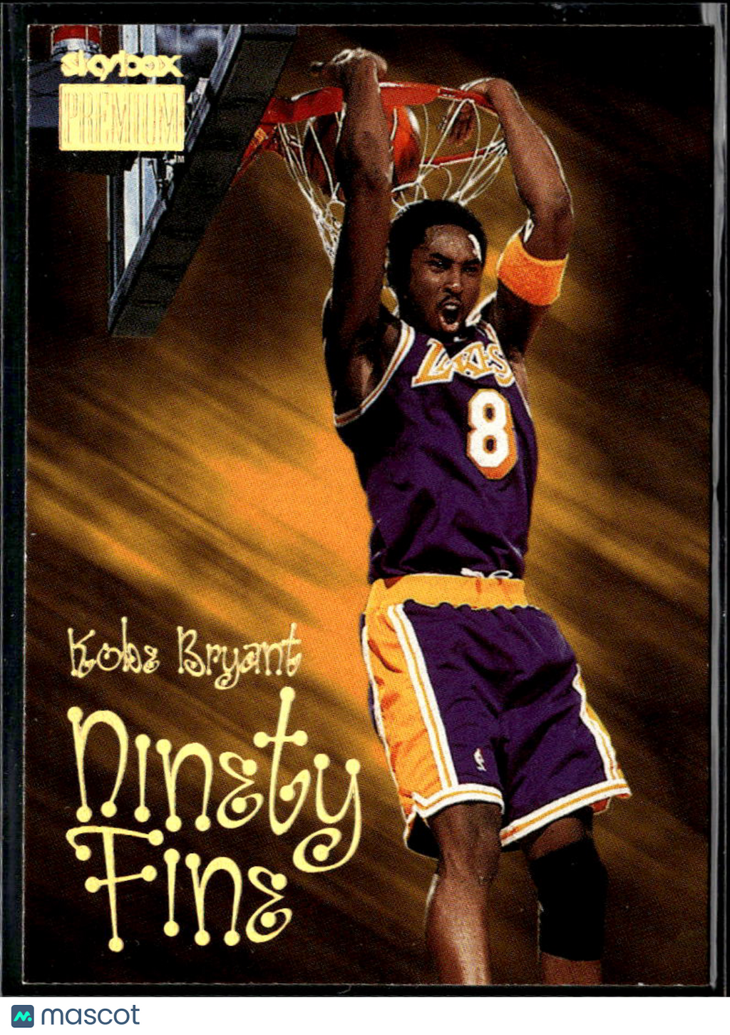 Kobe Bryant 1999 SkyBox Premium Ninety Fine #205 Los Angeles Lakers