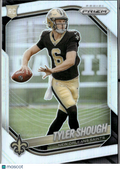 Tyler Shough 2025 Prizm Silver Prizm Rookie RC #327 New Orleans Saints