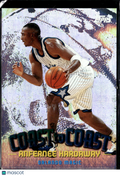 Anfernee Hardaway 1999 Topps Coast to Coast Insert Orlando Magic