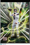 Jaxson Dart 2025 Topps Resurgence Conductors Rookie RC 54/125 New York Giants