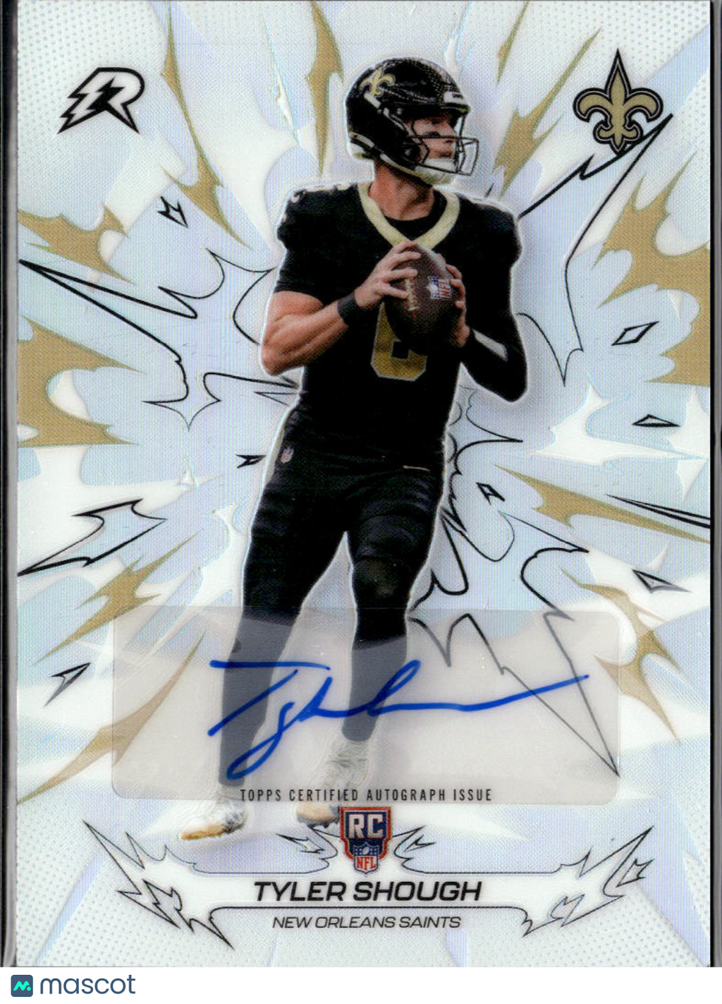 Tyler Shough 2025 Topps Resurgence Auto Autograph RC New Orleans Saints