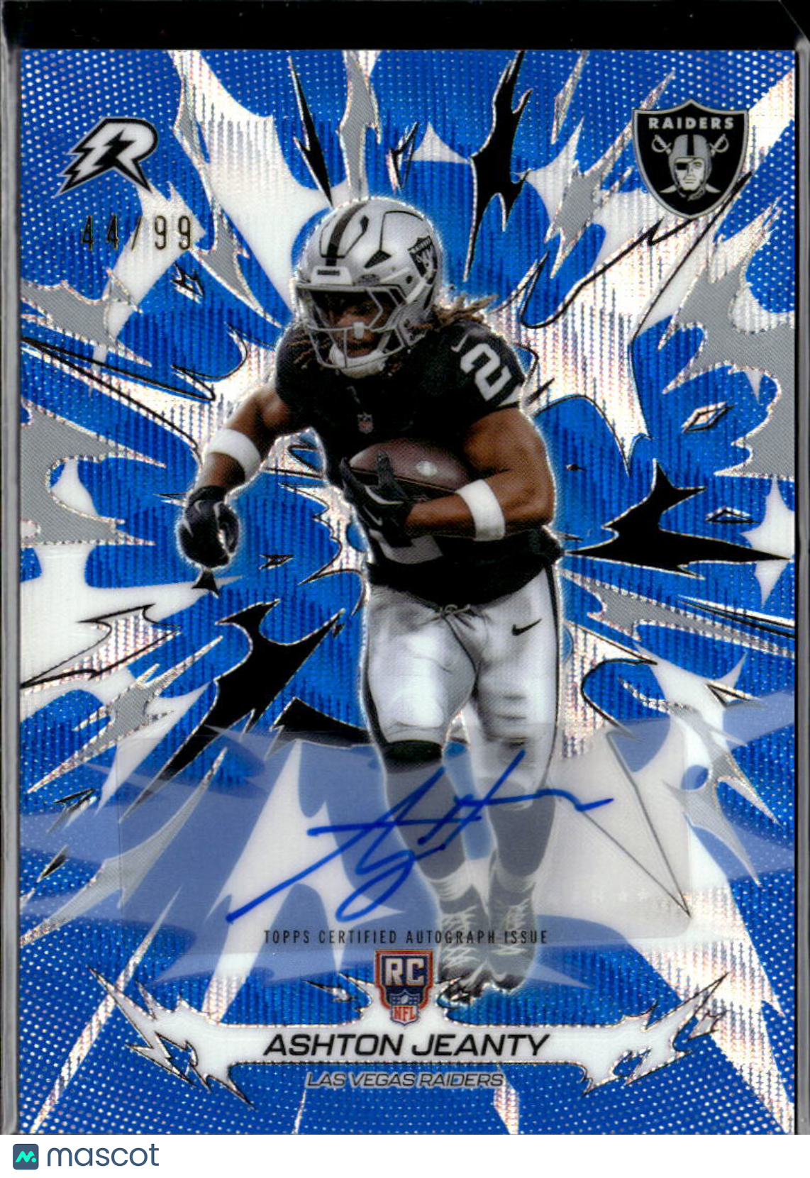 Ashton Jeanty 2025 Topps Resurgence Auto Autograph RC 44/99 Las Vegas Raiders