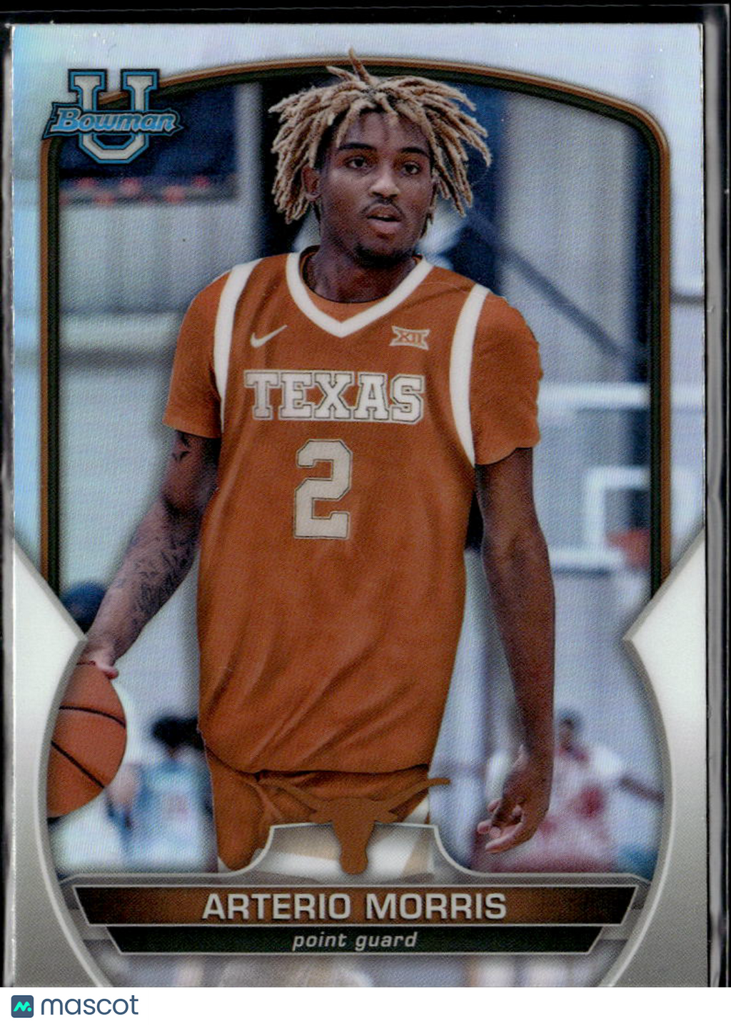 Arterio Morris 2020 Bowman University Image Variation SSP Texas Longhorns