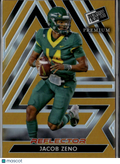 Jacob Zeno 2024 Leaf Press Pass Premium Reflector GOLD 5/10 UAB Blazers