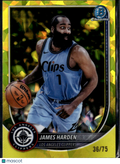 James Harden 2025 Bowman Chrome Sappire Refractor 39/75 Los Angeles Clippers