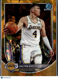 Dalton Knecht 2025 Bowman Chrome Sapphire GOLD Refractor 3/50 Lakers