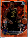 Jimmy Butler III 2025 Bowman Chrome Orange Sapphire 16/25 Golden State Warriors