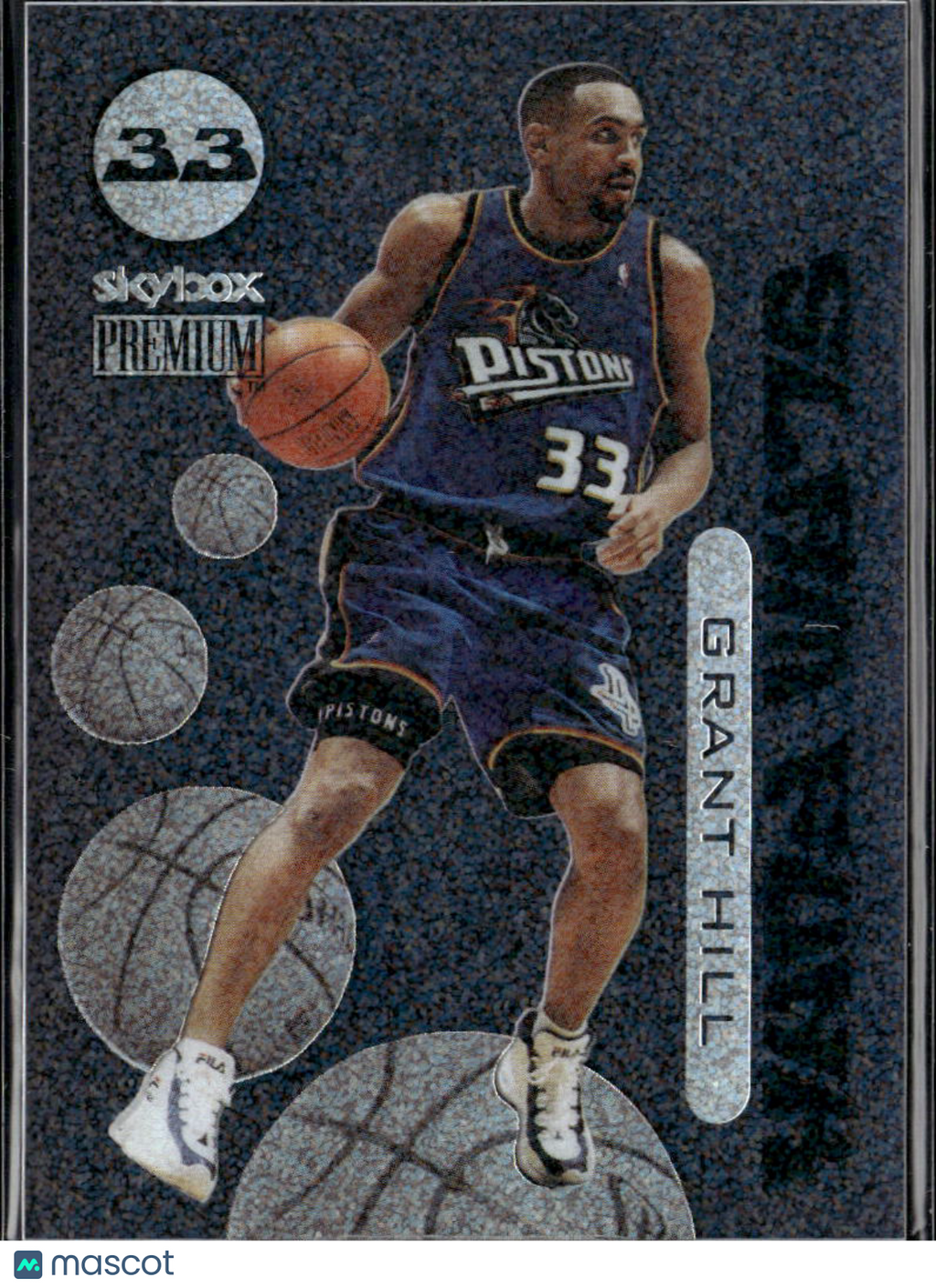 Grant Hill 1999 SkyBox Premium Slam Funk SSP Insert Detroit Pistons