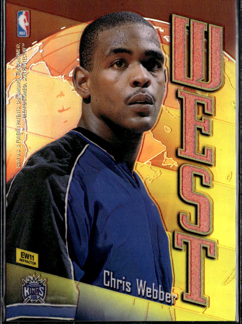 Chris Webber / Howard 1999 Topps Chrome East/West Refractor Sacramento Kings