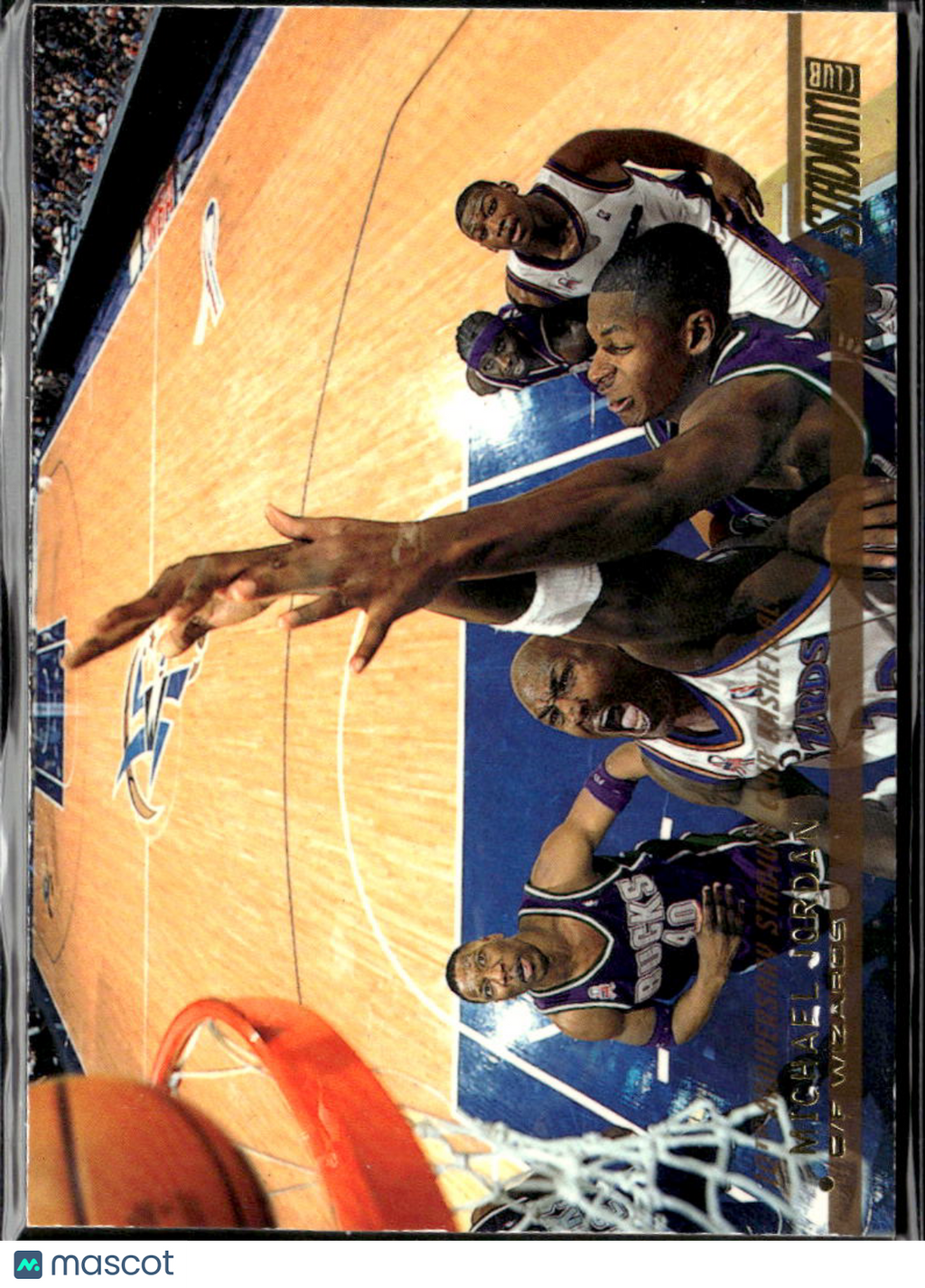 Michael Jordan 2002 Topps Stadium Club GOLD #100 Washington Wizards