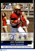 Zay Flowers 2022 Leaf Pro Set Auto Autograph Rookie RC Boston College Ravens