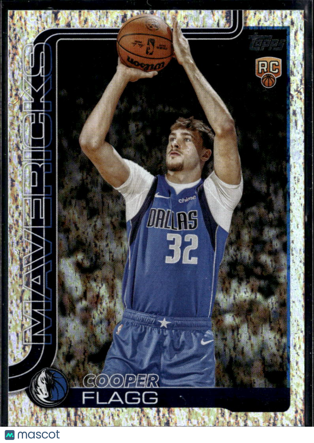 Cooper Flagg 2025 Topps Flagship RC Dallas Mavericks