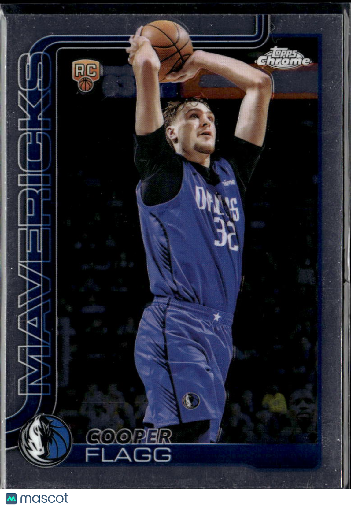 Cooper Flagg 2025 Topps Chrome RC Rookie #251 Dallas Mavericks
