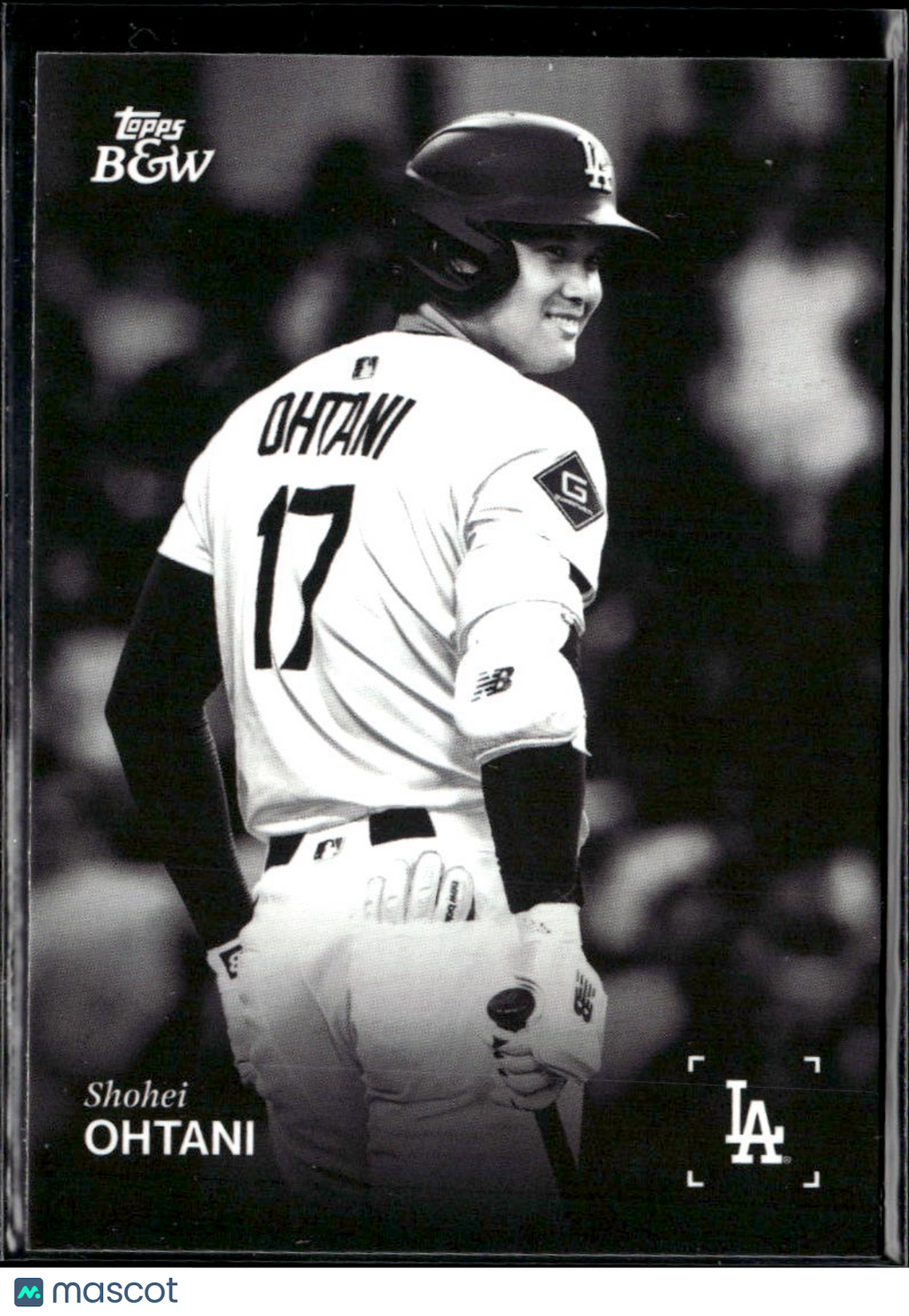 Shohei Ohtani 2025 Topps Black & White #1 Los Angeles Dodgers