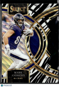 Mark Andrews 2024 Select Zebra Prizm SSP SHORTPRINT Die-Cut Baltimore Ravens