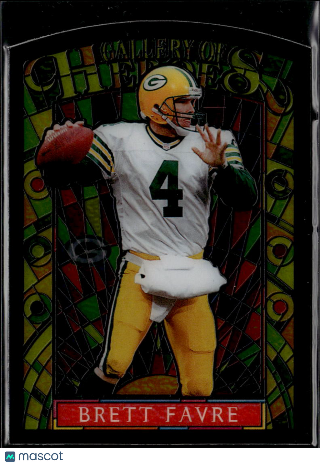 Brett Favre 1997 Topps Gallery Gallery of Heroes #GH10 Green Bay Packers