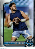 Sam Howell 2022 Bowman University Image Variation SSP RC North Carolina