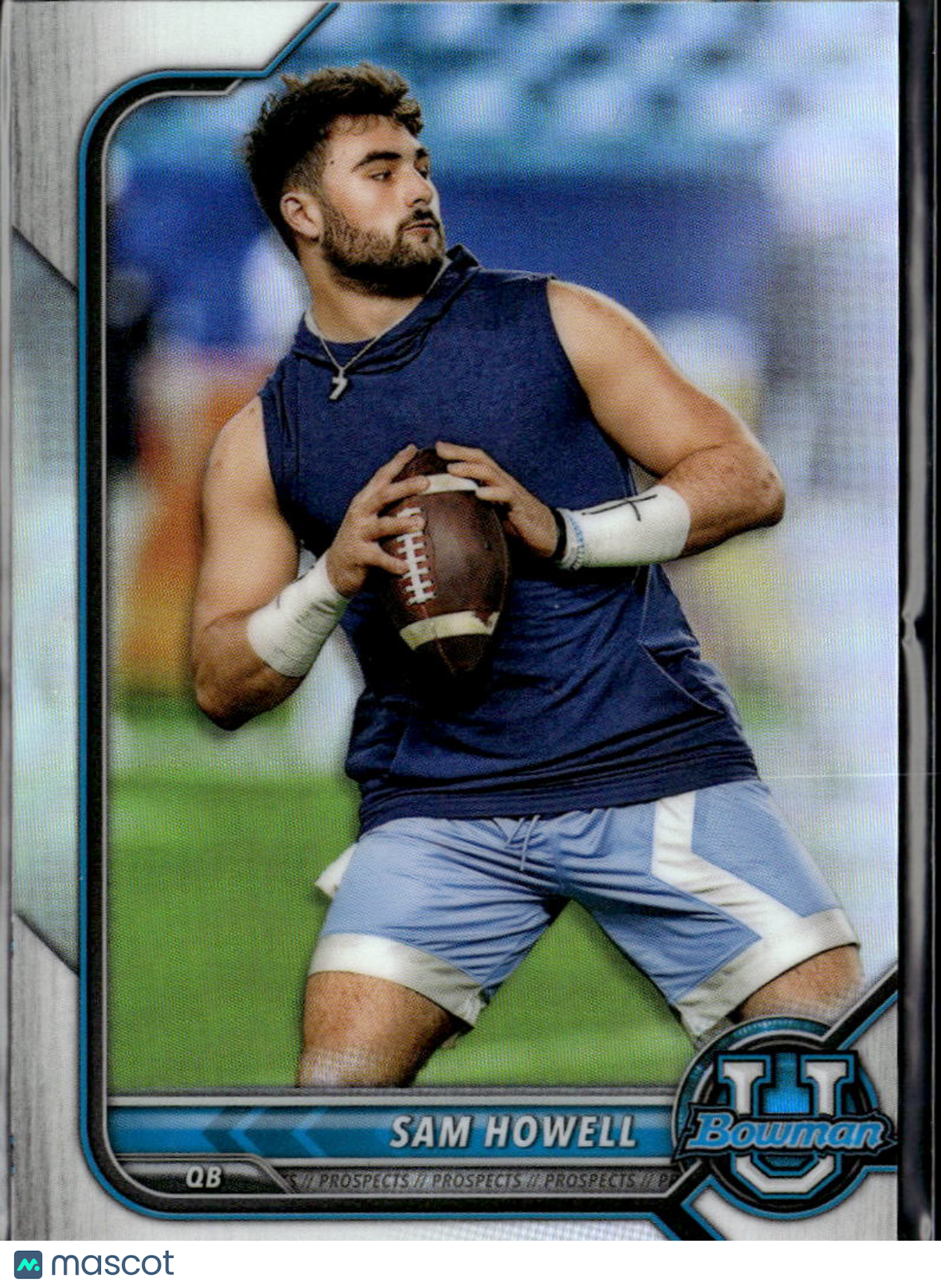 Sam Howell 2022 Bowman University Image Variation SSP RC North Carolina