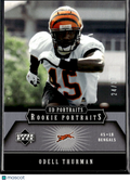 Odell Thurman 2005 Upper Deck Portraits Rookie RC 24/30 Cincinnati Bengals