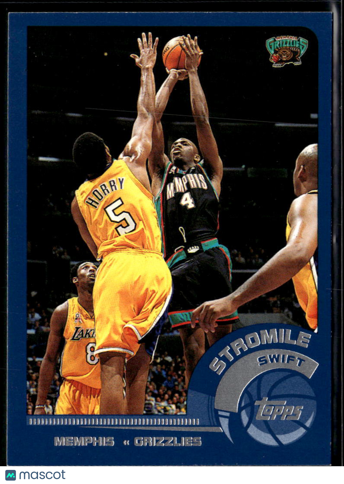 Stromile Swift 2002 Topps With KOBE BRYANT #54 Memphis Grizzlies