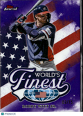 Bobby Witt Jr. 2026 Topps Finest World's Finest Purple Refractor 2/75 Royals USA
