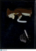 Stewie Griffin Darth Vader 2008 Inkworks Family Guy SSP Static Cling #S-6