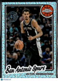 Victor Wembanyama 2025 Topps Chrome '80 Silver Pack Refractor San Antonio Spurs