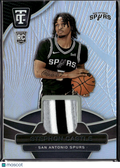 Stephon Castle 2025-26 Totally Certified RC 3 Color Patch 72/125 Spurs