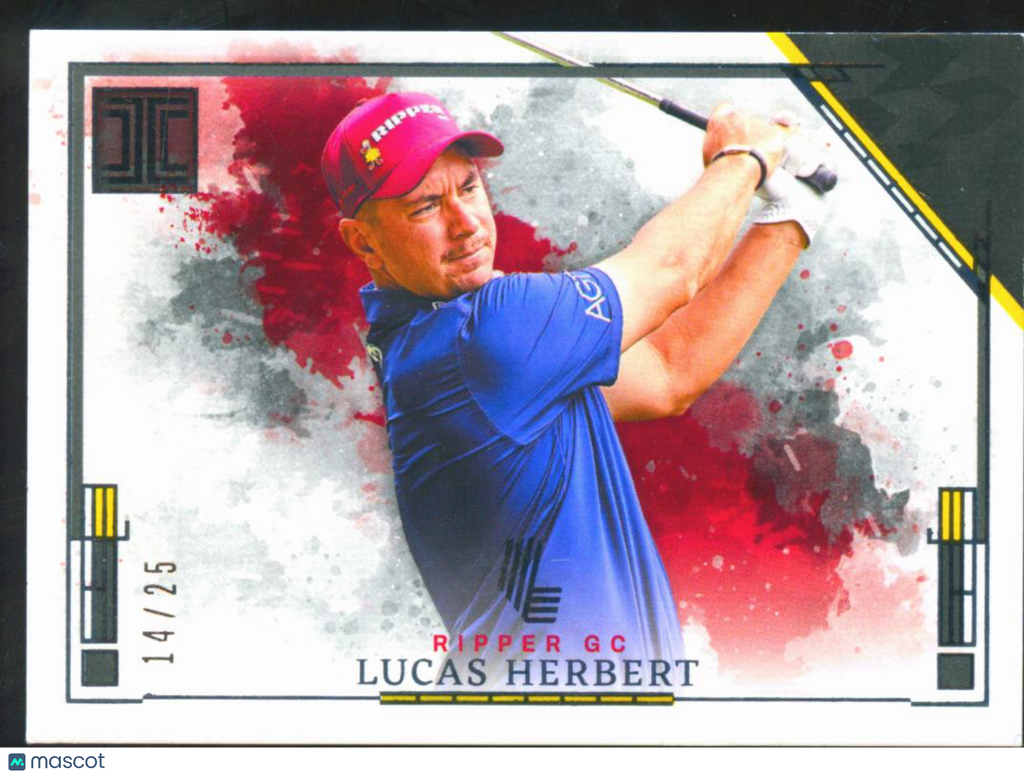 Lucas Herbert 2025 Impeccable LIV Golf Silver 14/25 Ripper GC