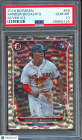 Xander Bogaerts 2014 Bowman Silver Ice Rookie RC Boston Red Sox PSA 10