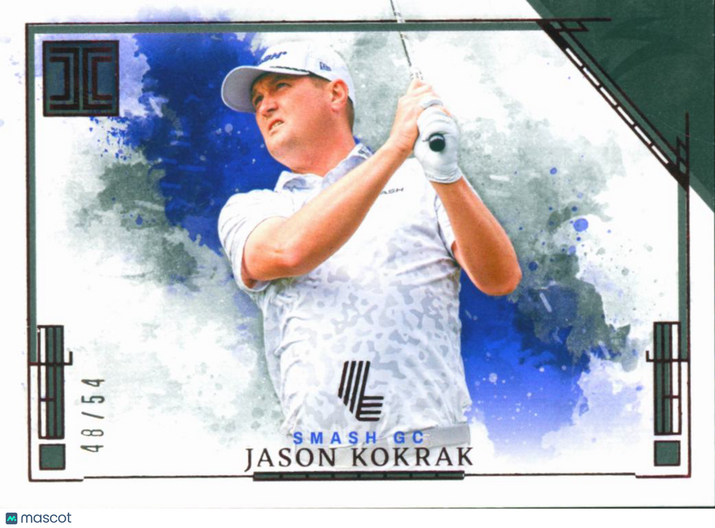 Jason Kokrak 2025 Panini Impeccable LIV Golf Red 48/54 Smash GC