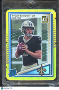 Tyler Shough 2025 Donruss GOLD Rated Rookie RC 20/25 #304 New Orleans Saints