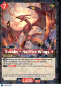 Suzaku - Hellfire Wings Cracked Ice Palworld Official Card Game