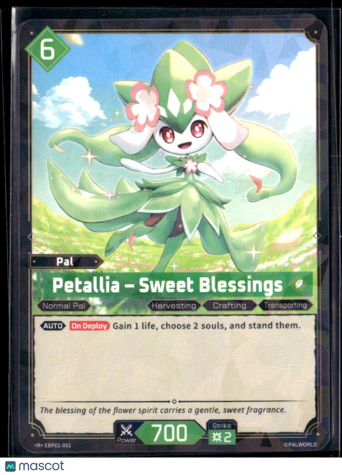 Petallia 2024 Palworld Official Card Game Cracked Ice Sweet Blessings