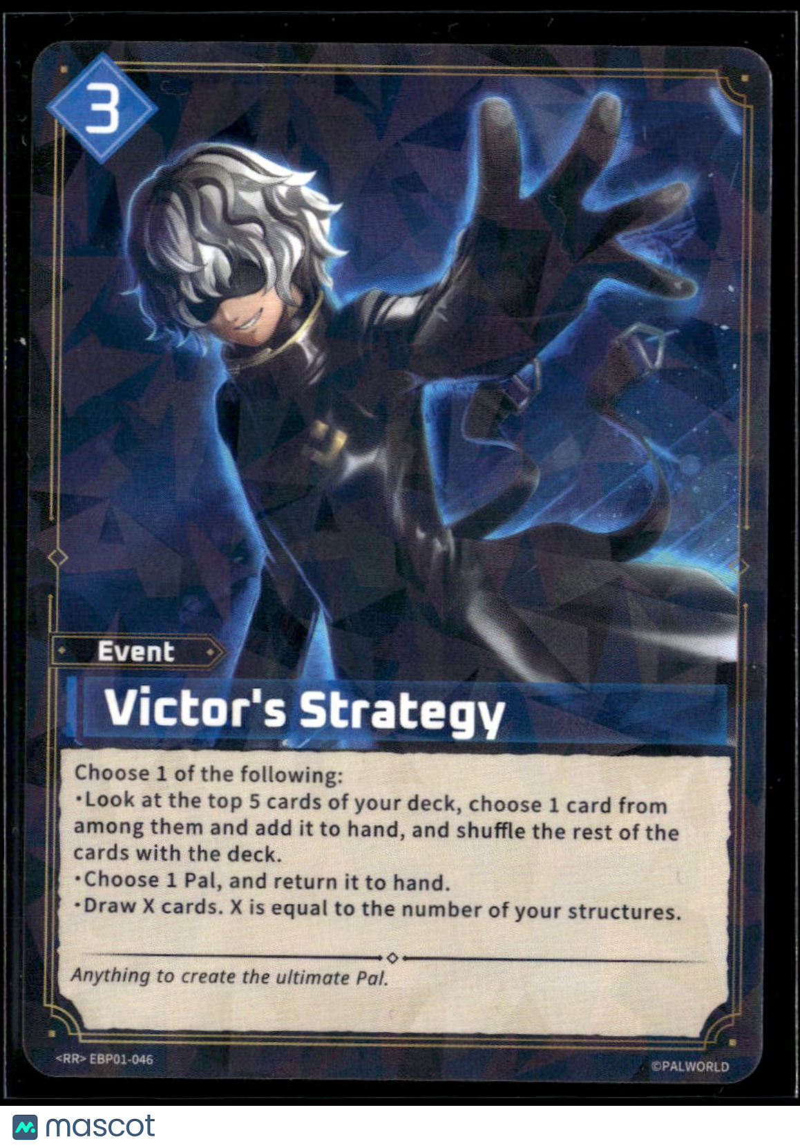 Victor Cracked Ice Holo Palworld Official Card Game EBP01-046