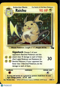 Raichu 1999 Fossil Holo Rare #14/62