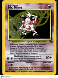 MR. Mime 1999 Jungle Holo Rare #6/64