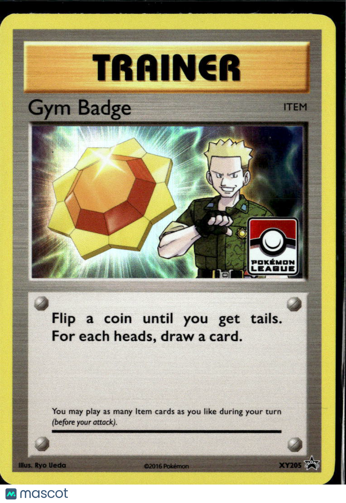 Gym Badge XY Holo Black Star Promo #XY205