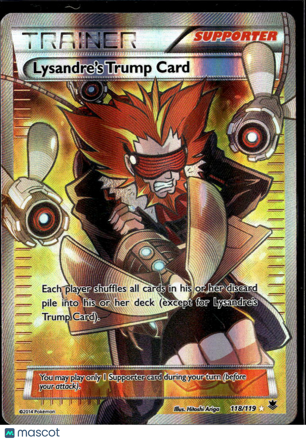 Lysandre's Trump Card 2014 Phantom Forces Holo Rare FA #118/119