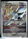 Arceus VSTAR 2022 Brilliant Stars Holo Rare #123/172