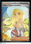Lillie's Determination 2025 Mega Evolution Holo Secret Rare FA SAR #184/132