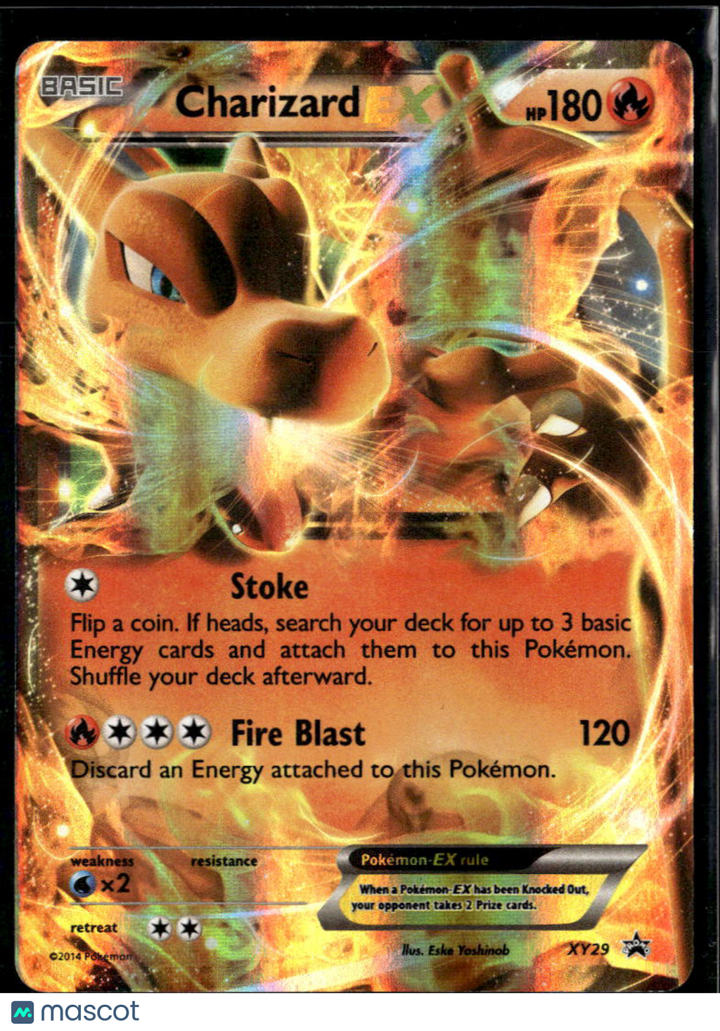 Charizard EX 2014 XY Holo Black Star Promo RA #XY29