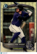 Roc Riggio 2025 Bowman Chrome Superfractor 1/1 #BDC19 Colorado Rockies