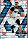 Malik Beasley 2024-25 Mosaic Cherry Blossom Prizm SSP 9/20 Detroit Pistons