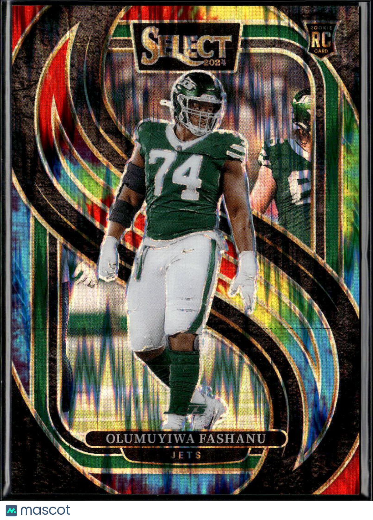 Olumuyiwa Fashanu 2024 Select Tie-Dye Prizm Rookie RC 3/25 New York Jets