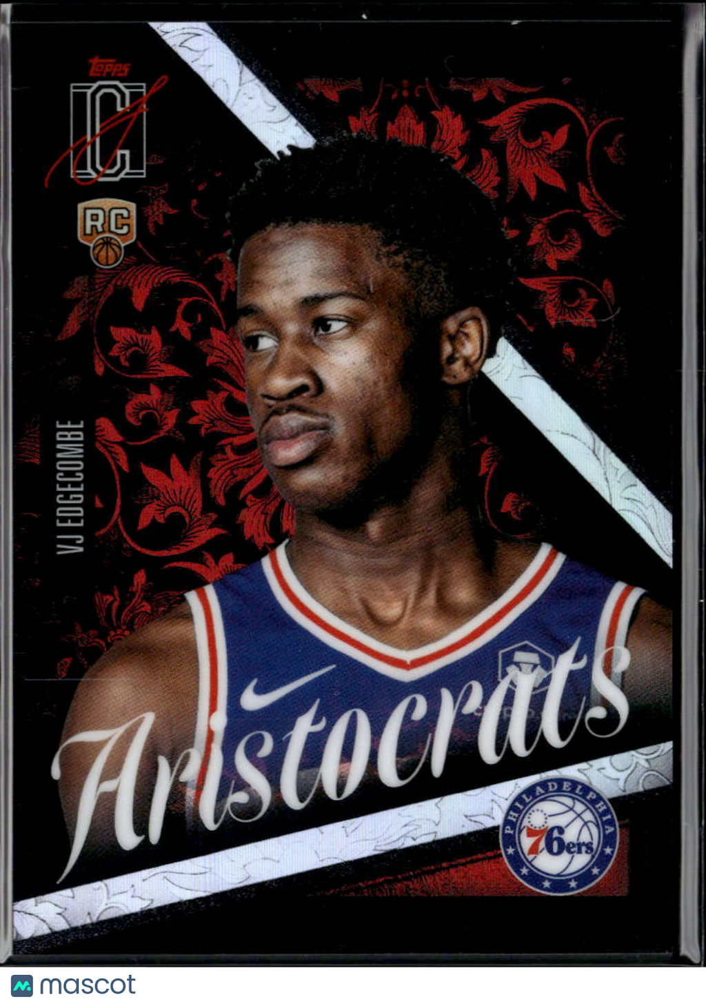 VJ Edgecombe 2026 Topps Signature Class Aristocrats Rookie RC CASE HIT 76ers