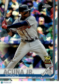 Ronald Acuna Jr. 2019 Topps Chrome Sapphire 2nd Year #1 Atlanta Braves