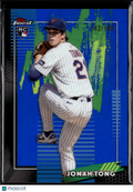 Jonah Tong 2026 Topps Finest Blue Refractor Rookie RC 142/150 New York Mets