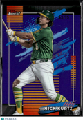 Nick Kurtz 2026 Topps Finest Purple Refractor 43/75 Oakland Athletics