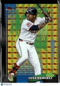 Jose Ramírez 2026 Topps Finest GOLD Refractor 45/50 Cleveland Guardians